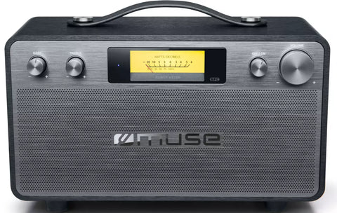 Enceinte Bluetooth MUSE M670BT – 40 W, design vintage, NFC