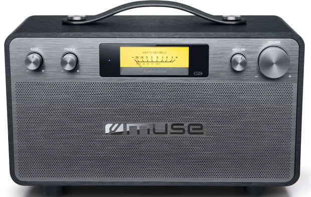 Enceinte Bluetooth MUSE M670BT – 40 W, design vintage, NFC