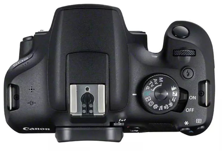 Appareil photo reflex Canon EOS 2000D Noir + 18-55 DC III – 24 MP, Wi-Fi, Full HD