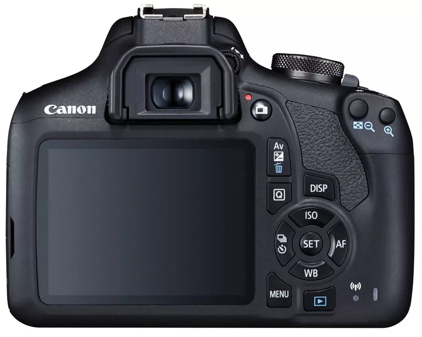 Appareil photo reflex Canon EOS 2000D Noir + 18-55 DC III – 24 MP, Wi-Fi, Full HD