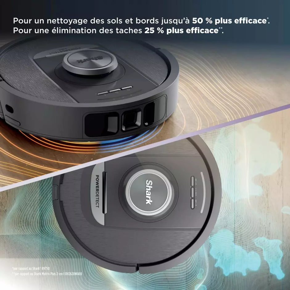 Aspirateur robot laveur SHARK RV2800YEEU PowerDetect NeverTouch