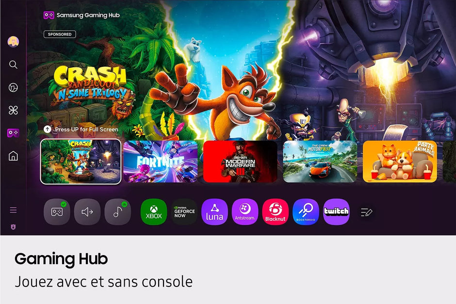 TV QLED Samsung TQ43Q7F4 – 43 pouces, 4K UHD, Smart TV