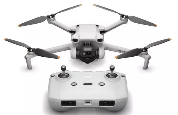 Drone DJI Mini 3 + radiocommande DJI RCN 1 – Ultra-léger, 4K HDR, stabilisation 3 axes