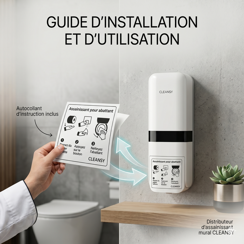 Cleansy® Désinfectant pour cuvette Rapide