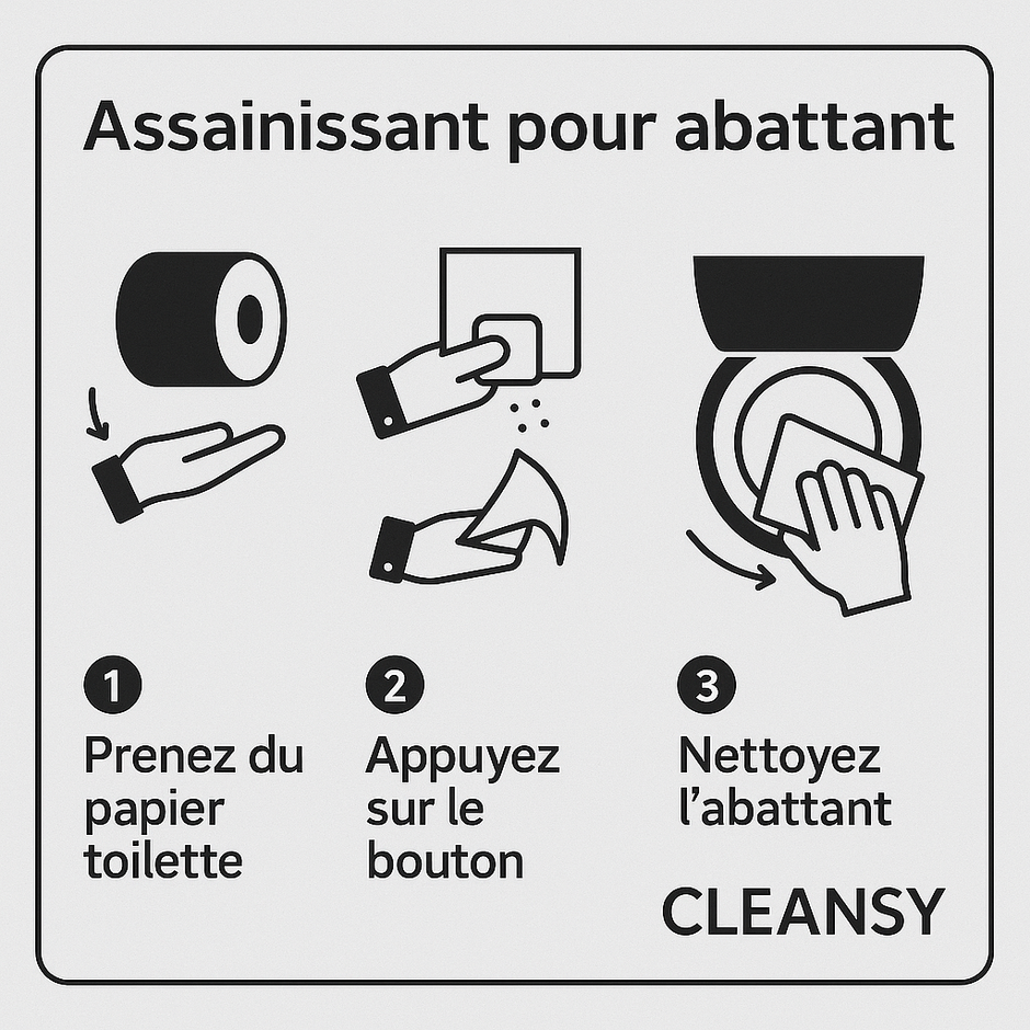 Cleansy® Désinfectant pour cuvette Rapide
