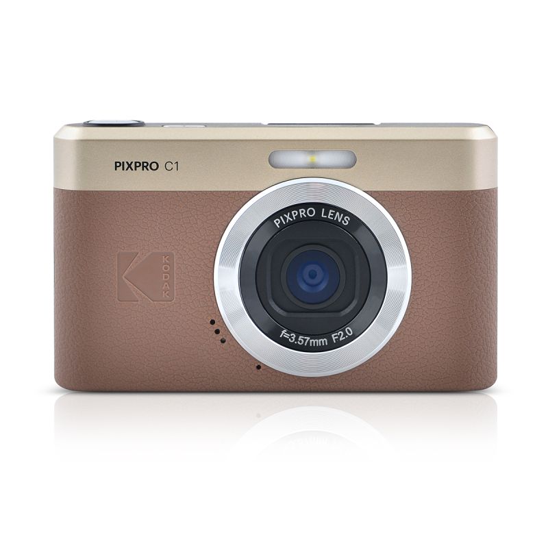 Appareil photo compact Kodak Pixpro C1 Marron – Écran orientable selfie