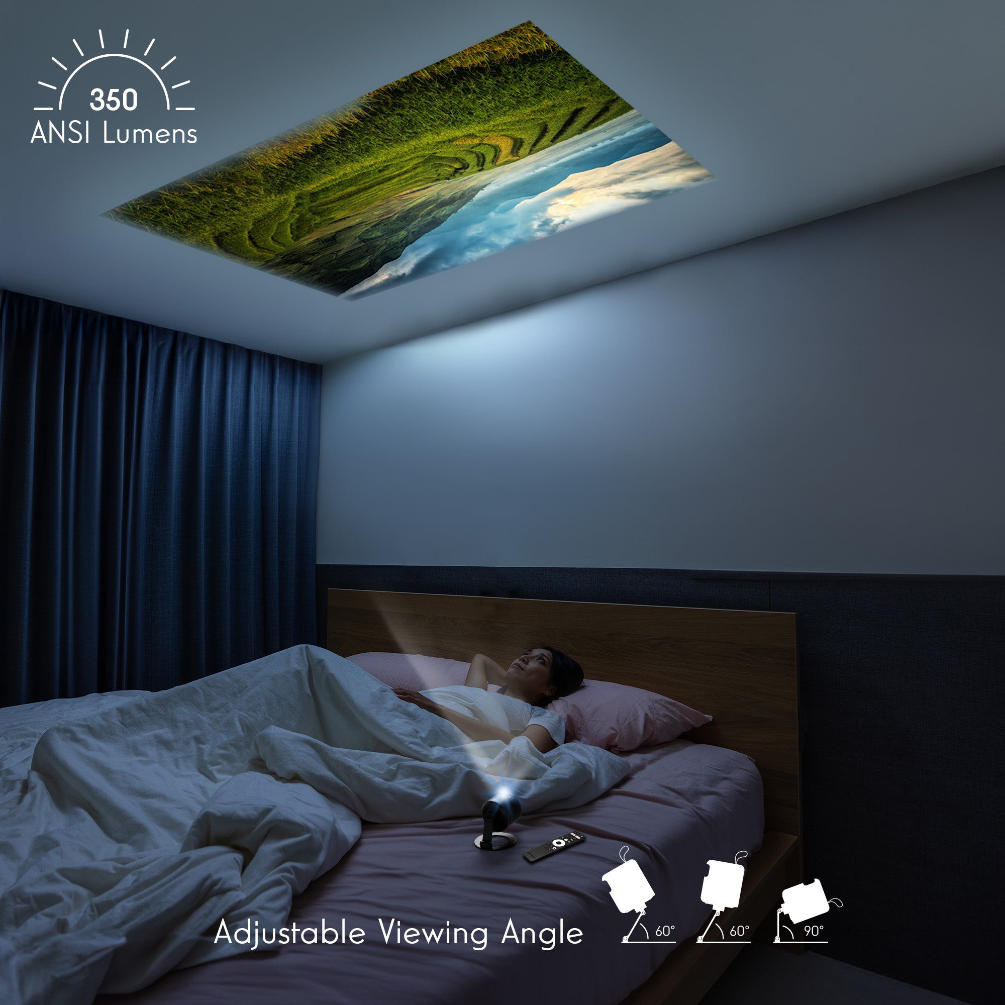 Thomson Vega PG35B - Projection dans la chambre